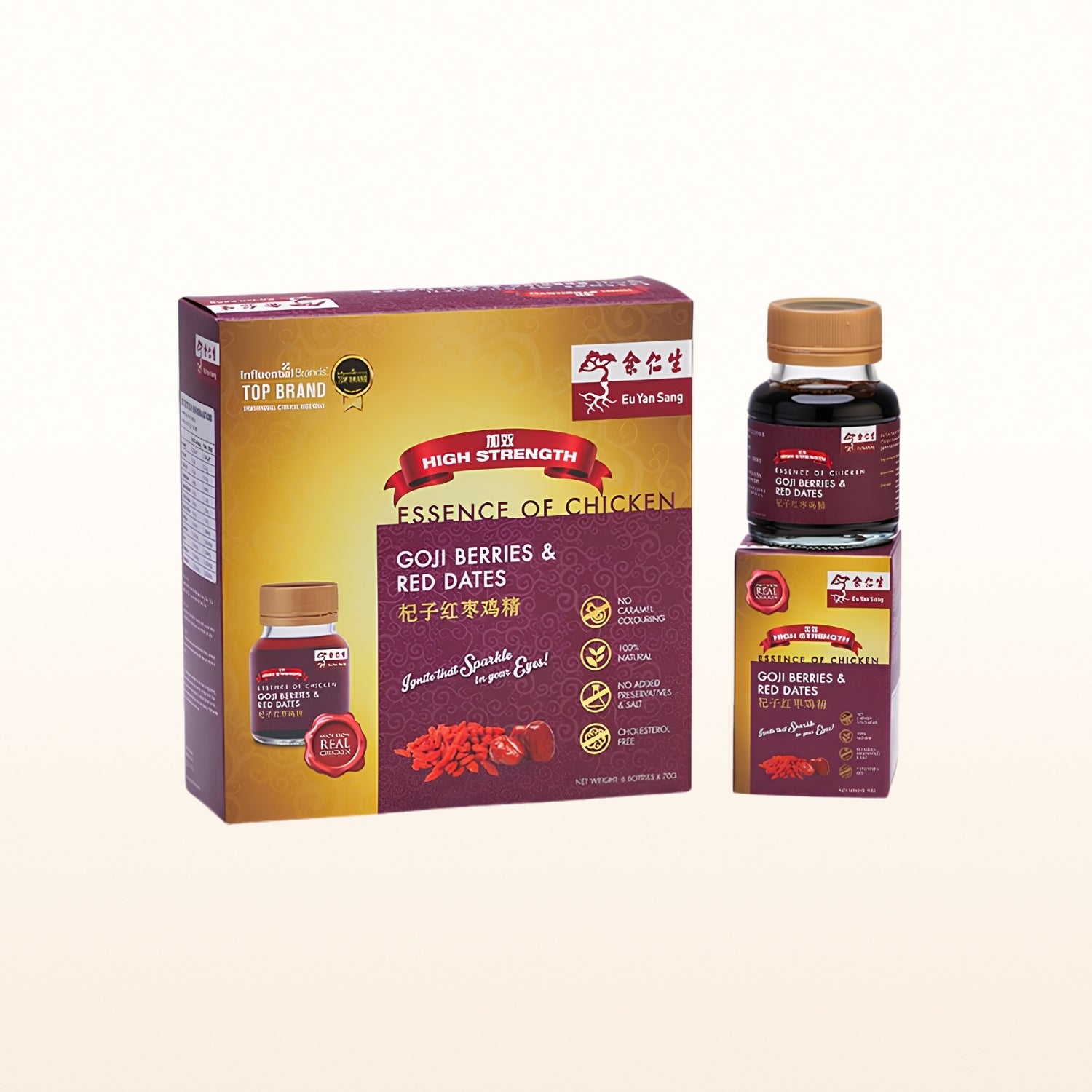 Essence of Chicken With Goji Berries & Red Dates 6's